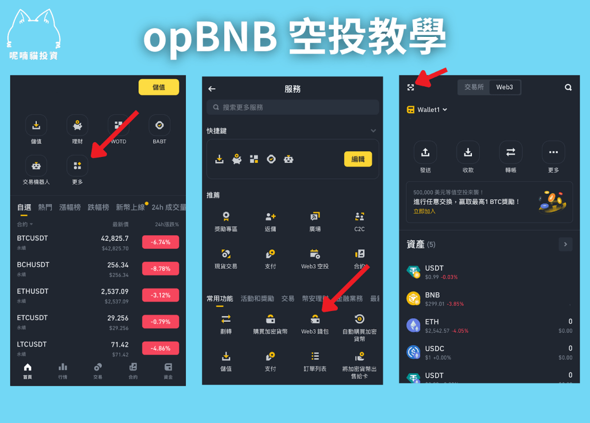 貓貓精選|幣安 opBNB 空投 2024 新年慶典 On ChainTask 低成本嚕毛教學 45 萬鎂以上總獎金任務精選! - 第17張圖