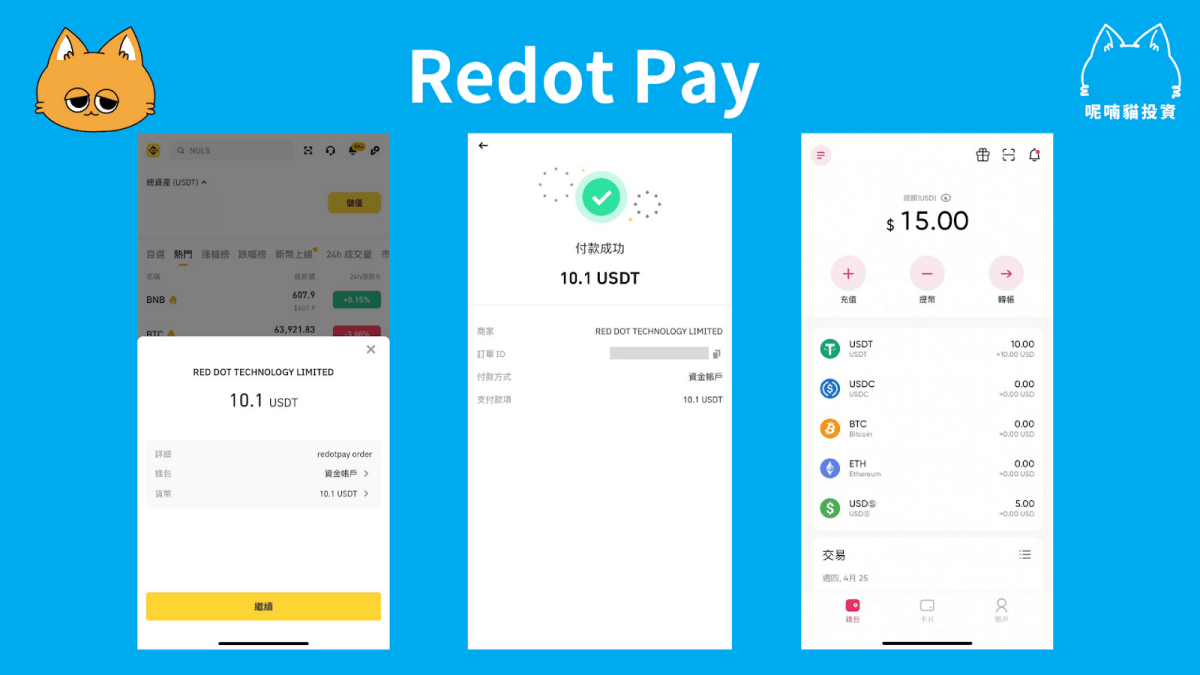加密貨幣信用卡 RedotPay 怎麼用? RedotPay 註冊使用流程懶人包,贈 5U 體驗金! - 第13張圖