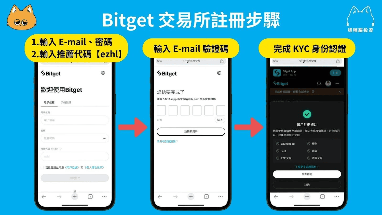 2024 最新|Bitget 交易所註冊開戶+KYC 身份認證教學 - 第1張圖