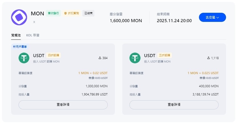 2026 最新|MEXC Launchpad 要如何參加?完整步驟教學 - 第5張圖 2026 最新|MEXC Launchpad 要如何參加?完整步驟教學