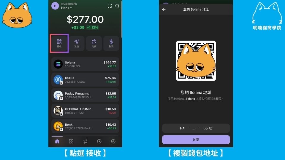 【2025 新手教學】Phantom 錢包怎麼用?收幣、轉帳、NFT 全面指南 - 第7張圖