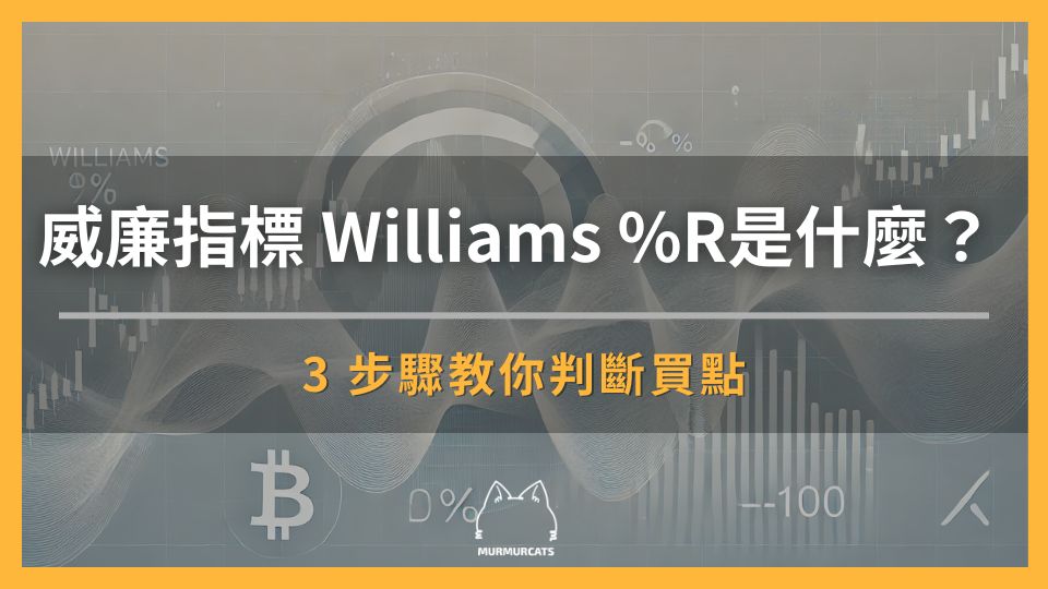 威廉指標（Williams %R）是什麼？3 步驟教你判斷買點