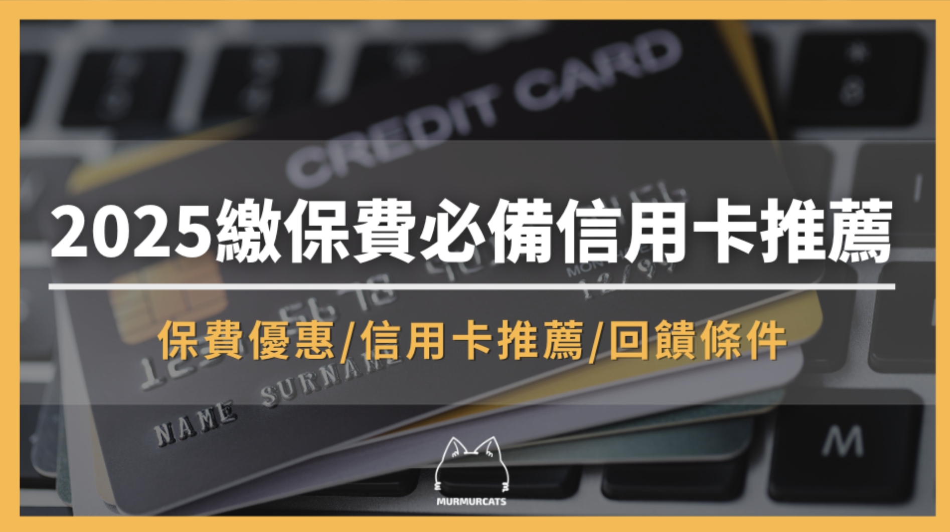 繳保費必備信用卡推薦！2025現金回饋、分期零利率懶人包