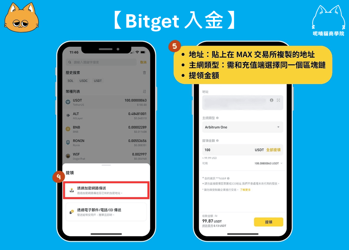2026 最新|Bitget 入金教學:3 大管道手續費比較、圖文步驟教學 - 第4張圖 2026 最新|Bitget 入金教學:3 大管道手續費比較、圖文步驟教學