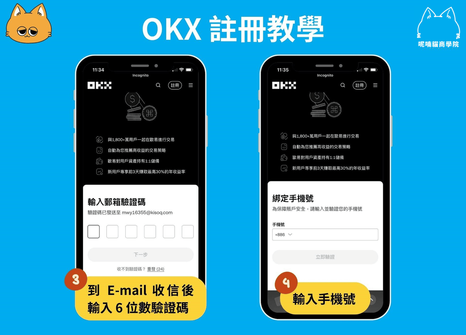 【2026 最新】OKX 註冊教學:3 分鐘完成開戶+20%手續費優惠 - 第3張圖 【2026 最新】OKX 註冊教學:3 分鐘完成開戶+20%手續費優惠