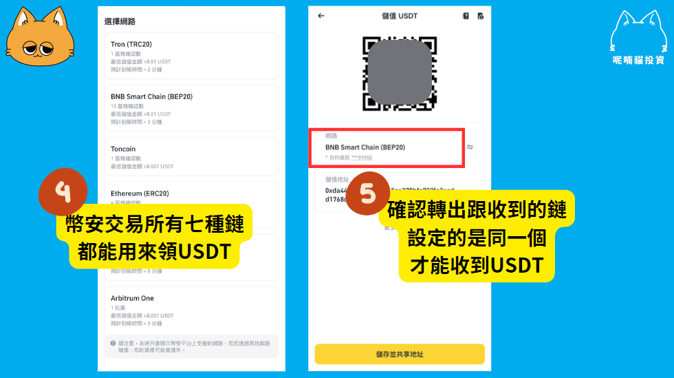 如何查詢幣安錢包地址?跨鏈轉帳、常見問題全攻略 - 第4張圖 如何查詢幣安錢包地址?跨鏈轉帳、常見問題全攻略