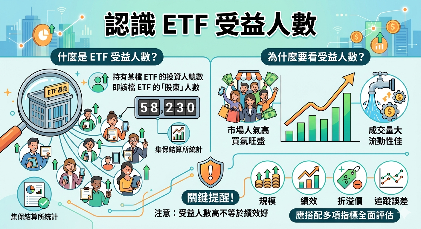 ETF受益人數是什麼？查詢方法、人氣指標與市場趨勢