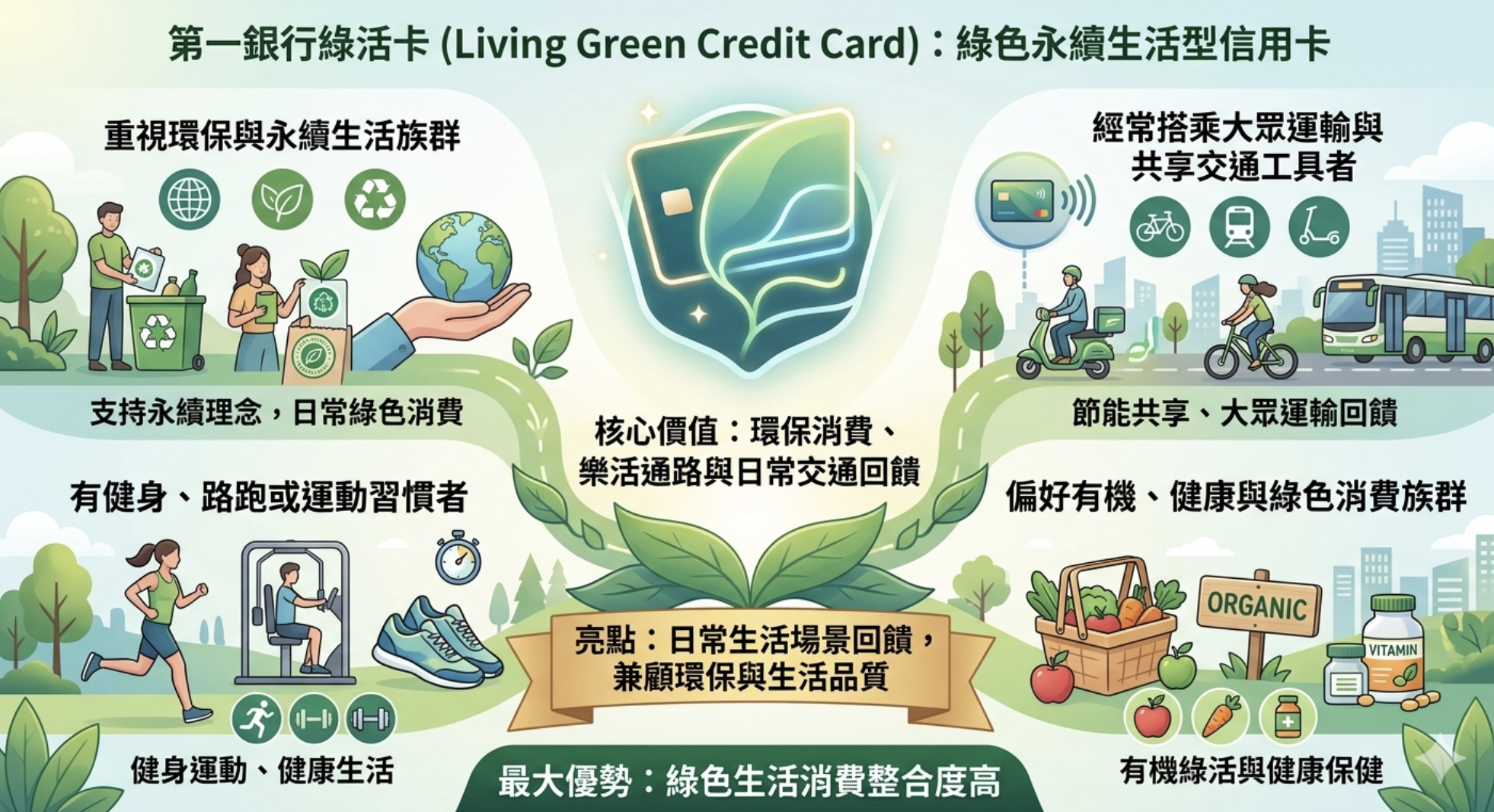 2026第一銀行綠活卡怎麼用？日常消費、交通優惠與共享運具回饋分析