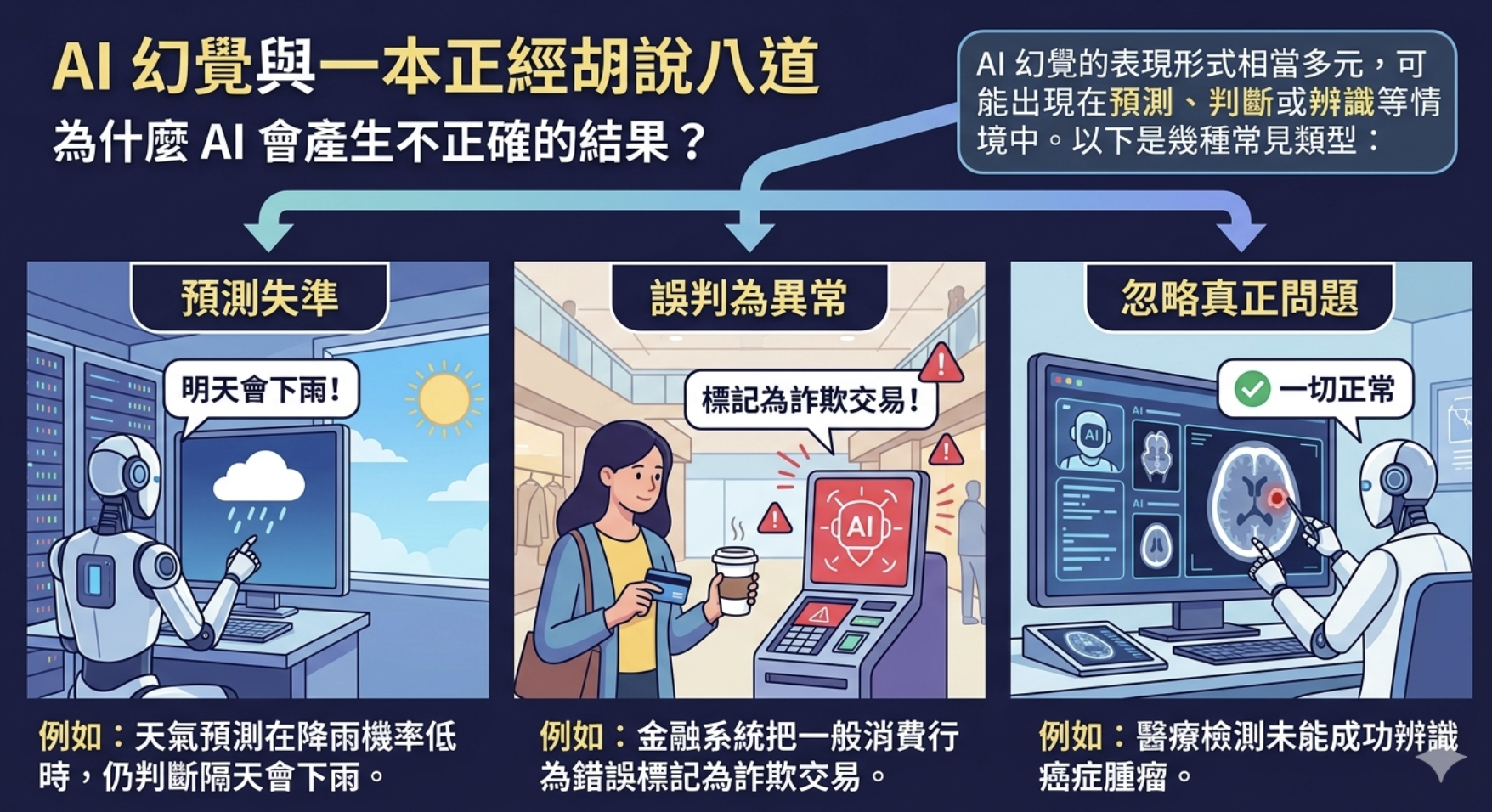 AI 幻覺是什麼？一次看懂 AI 亂回答的原因、風險與解決方法