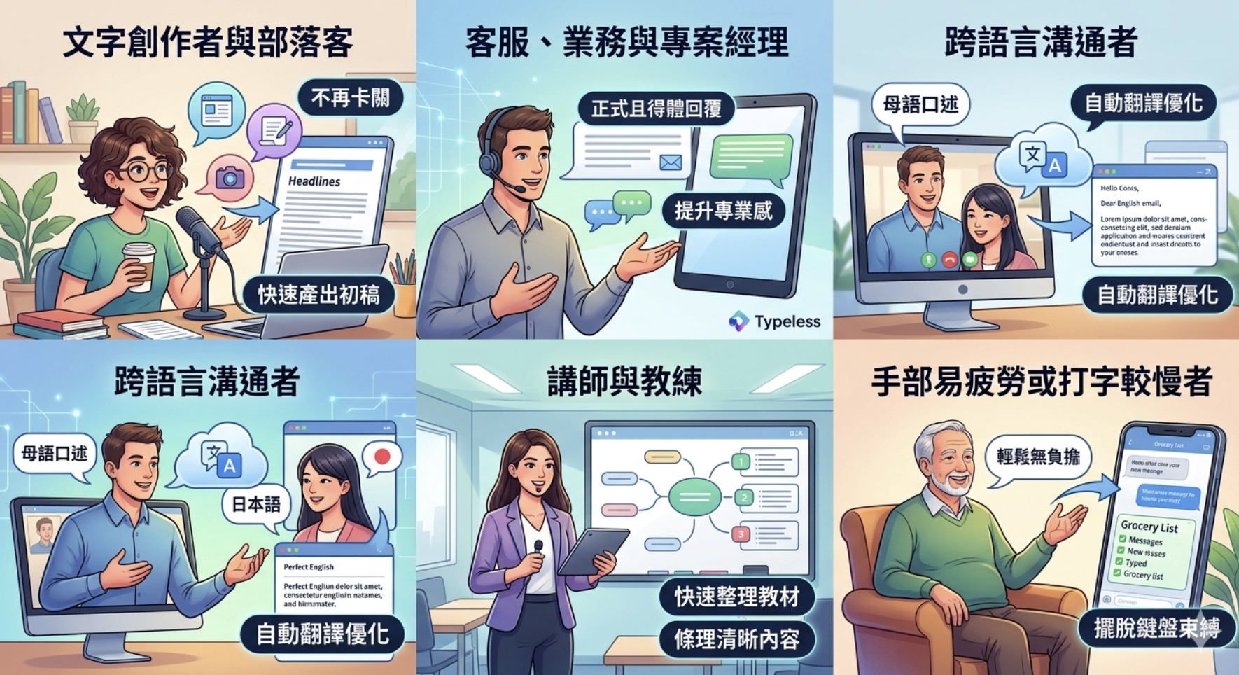 Typeless AI 是什麼？語音轉文字＋潤飾一次看懂