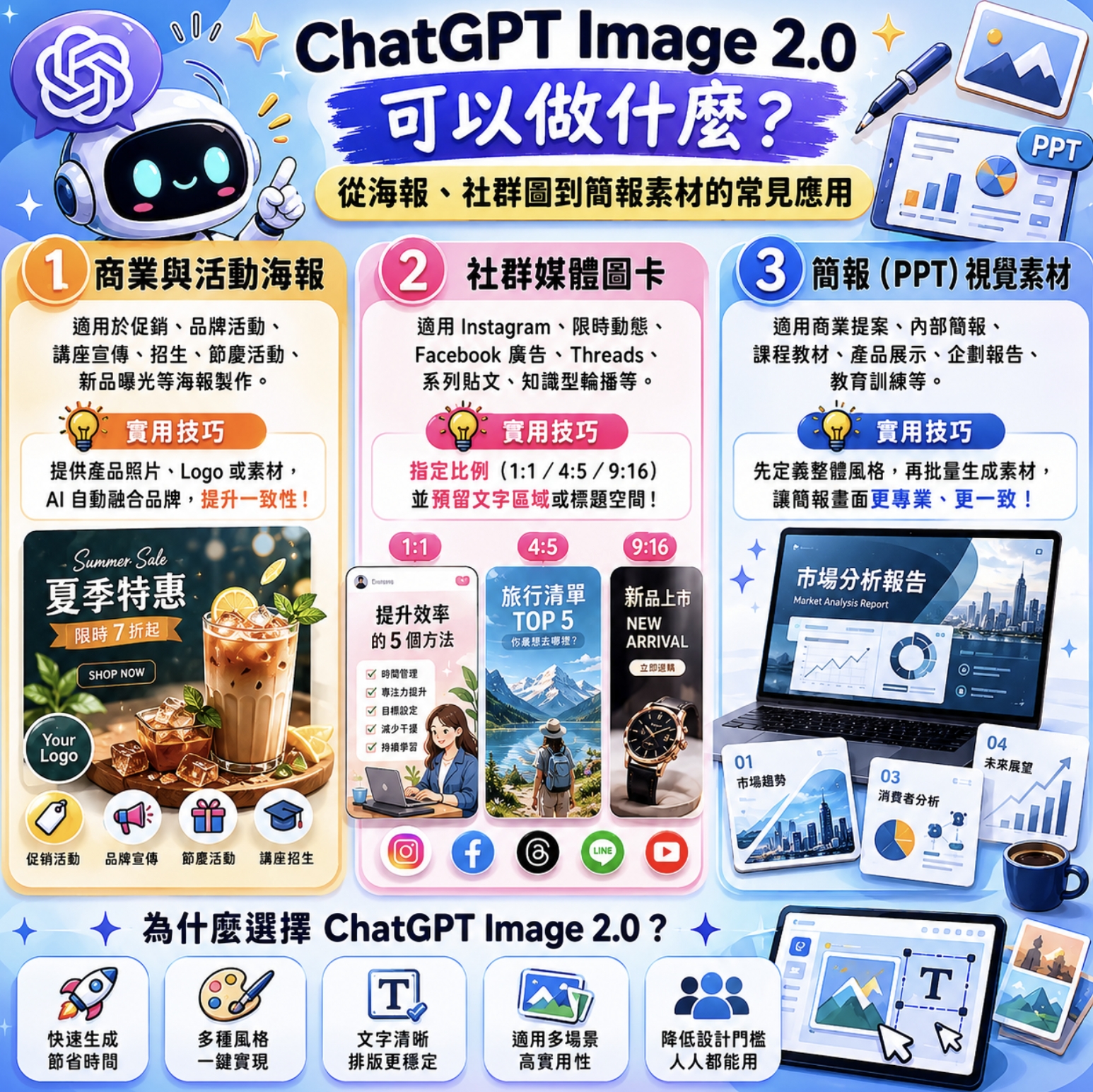 ChatGPT Image 2.0 怎麼用？新手上手流程、提示詞範例與常見應用整理