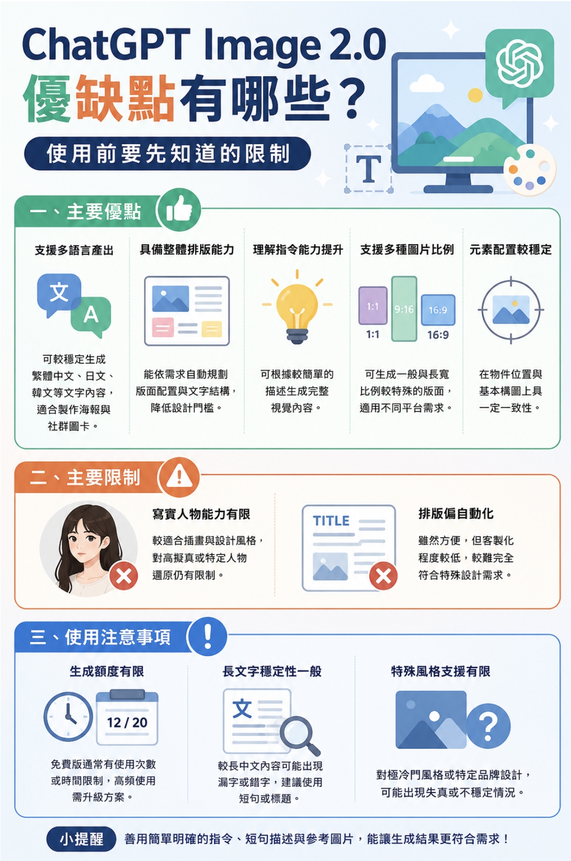 ChatGPT Image 2.0 怎麼用？新手上手流程、提示詞範例與常見應用整理