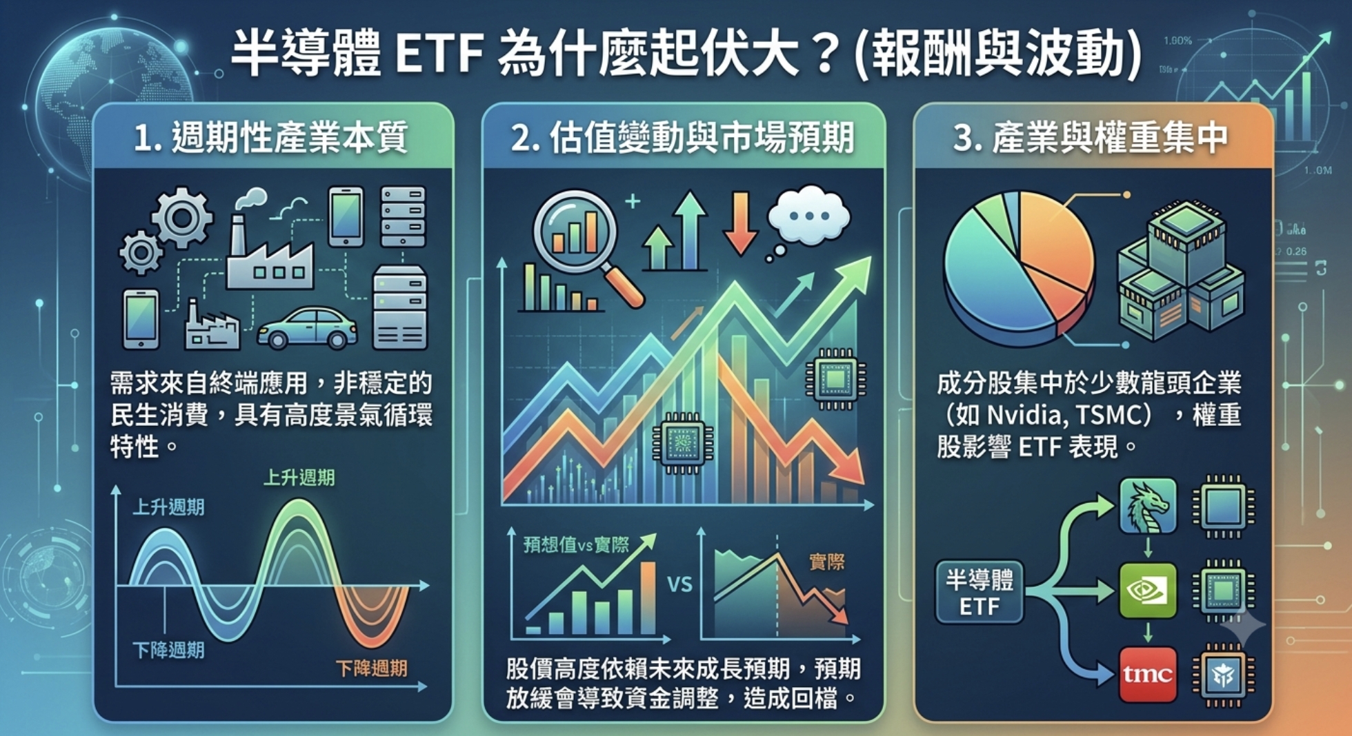 2026 SMH vs SOXX差異比較：成分股、費用率、報酬與波動全解析