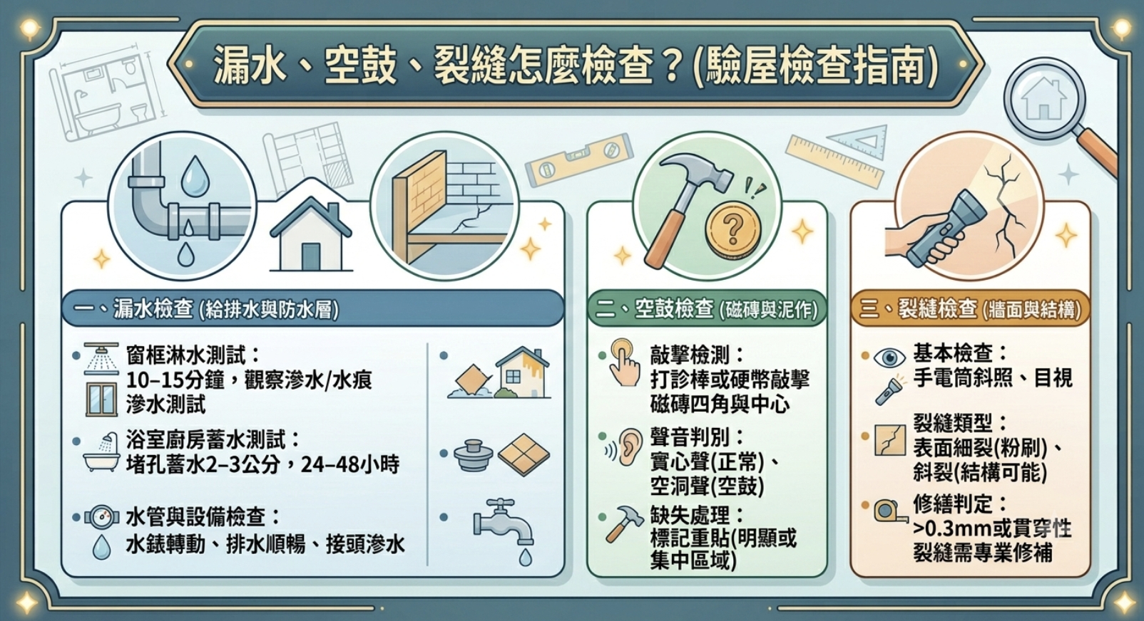 交屋驗屋前要準備什麼？驗屋完整流程與缺失處理指南