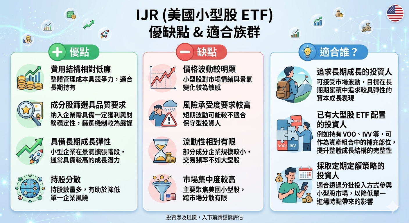 2026 IJR ETF 全面攻略：從成分股、配息、投資風險與投資策略比較