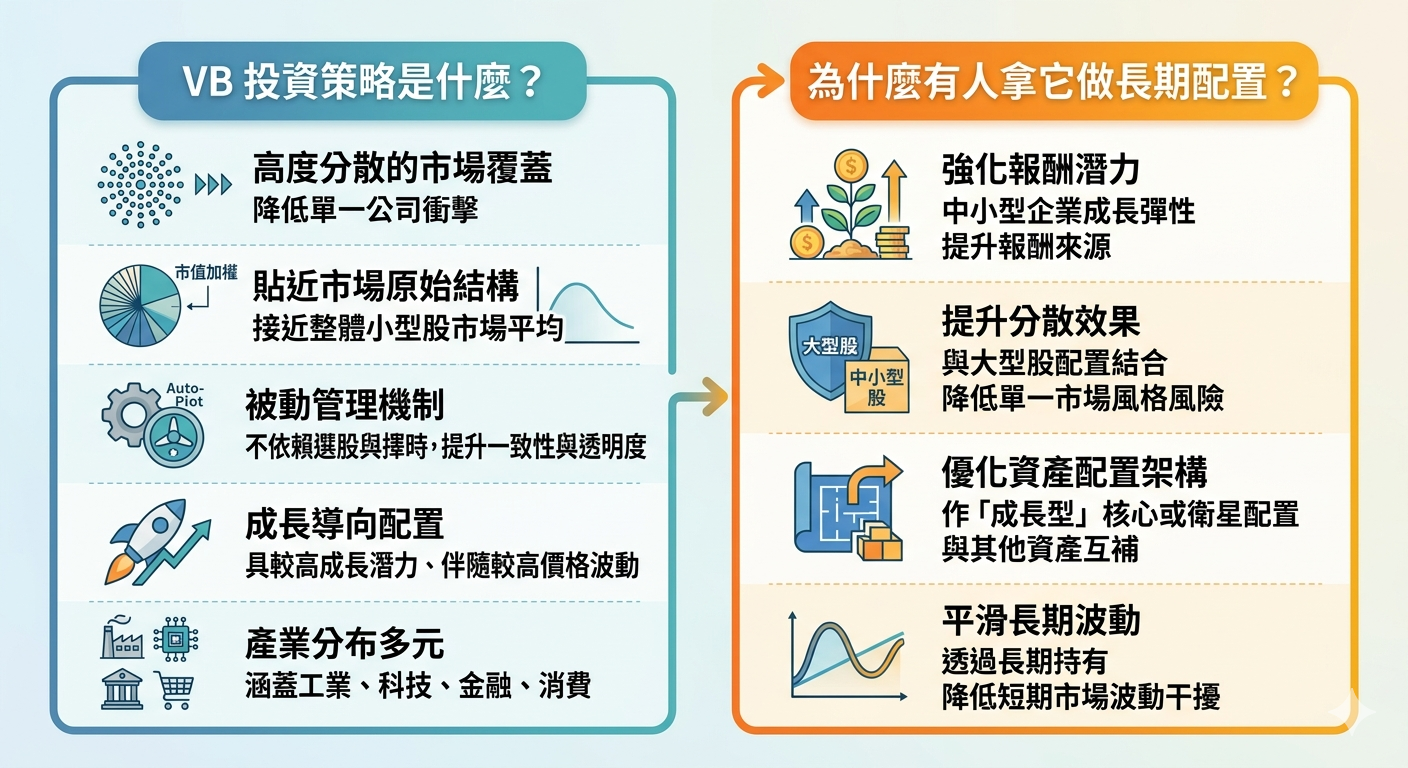 2026 VB ETF全面解析：小型股投資邏輯、成分股、配息及購買指南