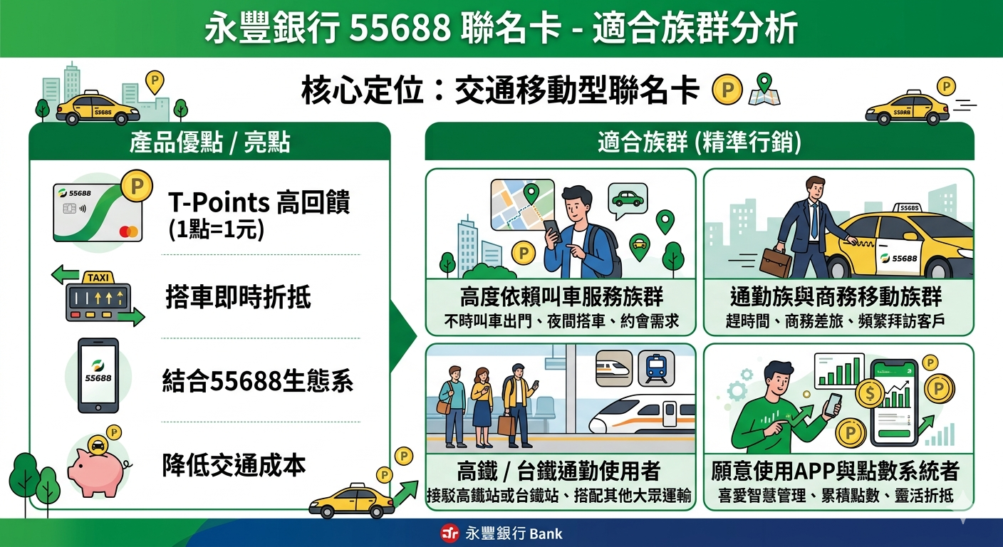 2026 永豐銀行55688聯名卡全解析：搭車回饋、新戶優惠、年費與申辦重點