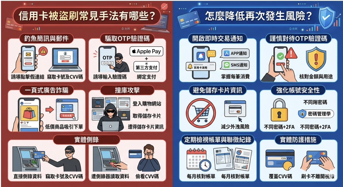 2026信用卡被盜刷怎麼辦？停卡退款全流程一次搞定