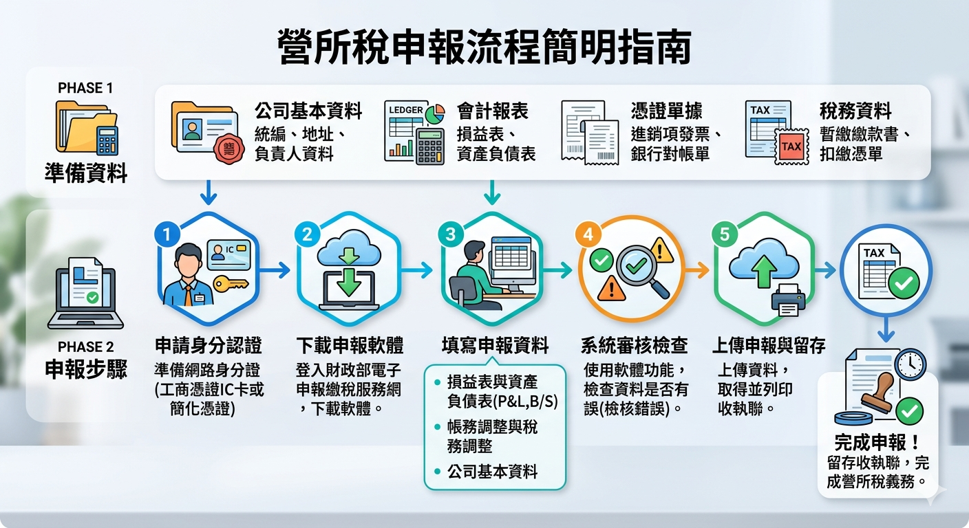 2026 營所稅怎麼報？申報對象、申報時間、準備資料、查詢到申報方式全攻略