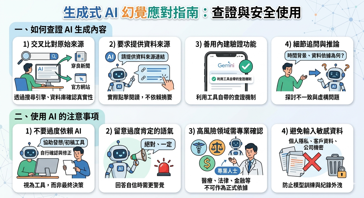 AI 幻覺是什麼？一次看懂 AI 亂回答的原因、風險與解決方法