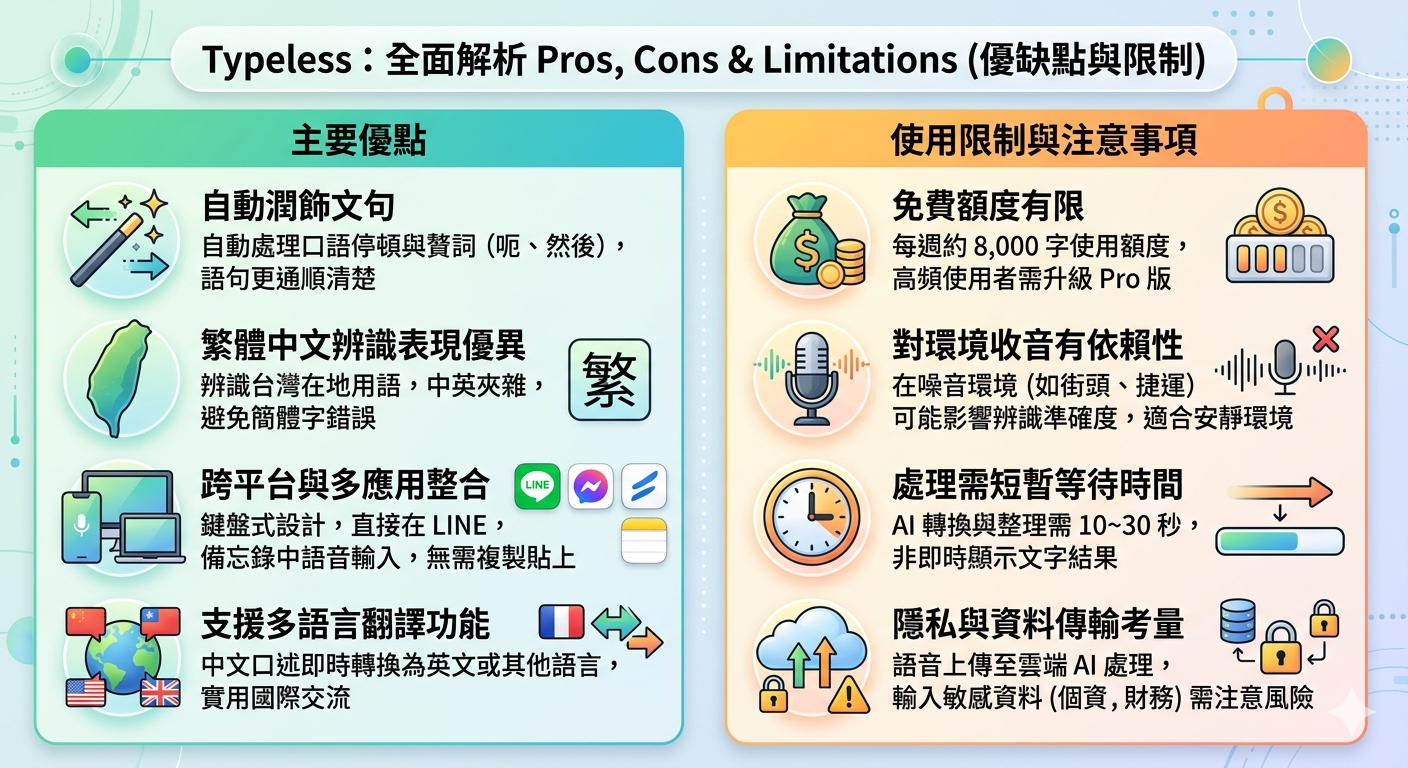 Typeless AI 是什麼？語音轉文字＋潤飾一次看懂