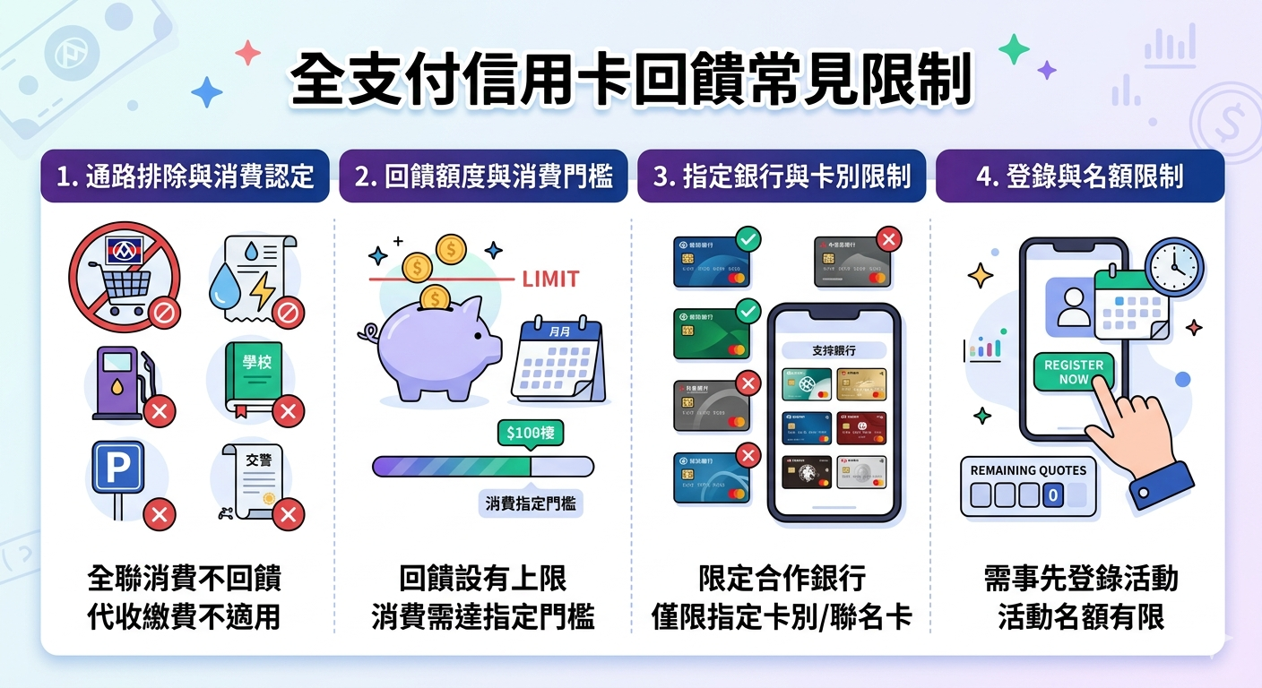 2026 全支付信用卡推薦怎麼挑？完整比較與回饋攻略