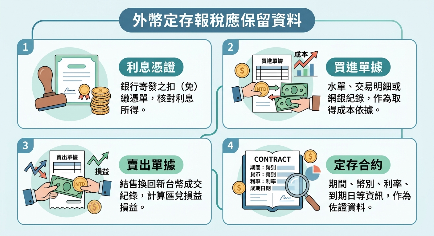 外幣定存報稅完整指南：利息、匯差、海外所得一次搞懂