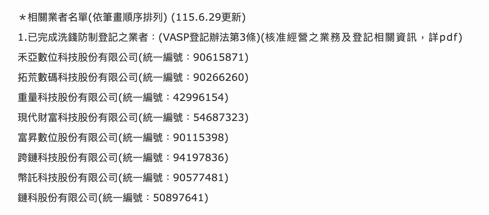 2026 台灣虛擬貨幣交易所排名 Top 5|合法平台比較+安全性分析 - 第2張圖 2026 台灣虛擬貨幣交易所排名 Top 5|合法平台比較+安全性分析