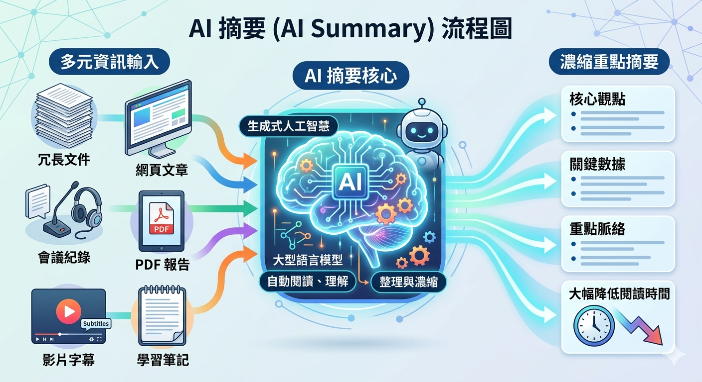 2026 AI 摘要完全分析：新手教學與使用風險一次看
