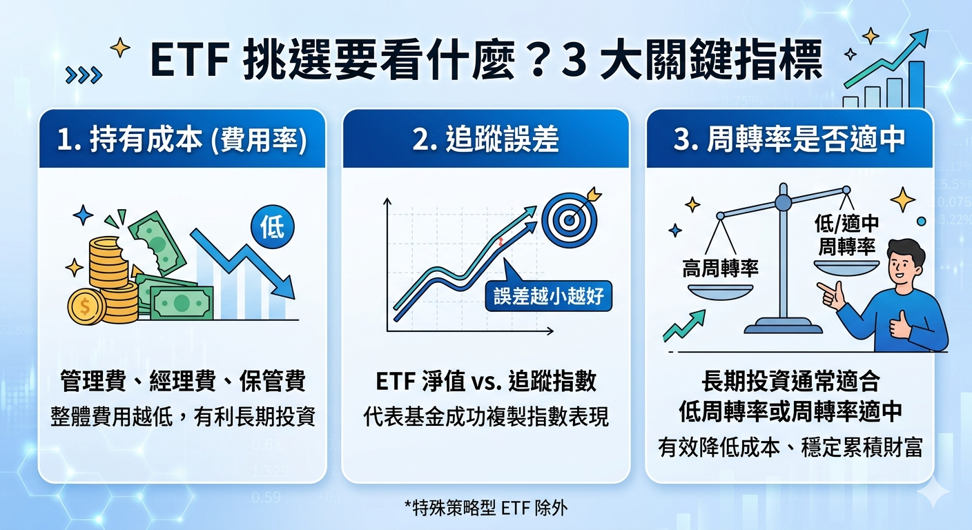 ETF 周轉率解析：該不該當成投資指標？怎麼搭配其他數據一起看