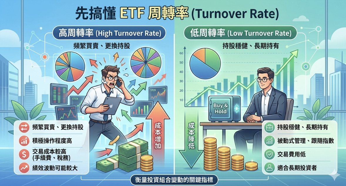 ETF 周轉率解析：該不該當成投資指標？怎麼搭配其他數據一起看