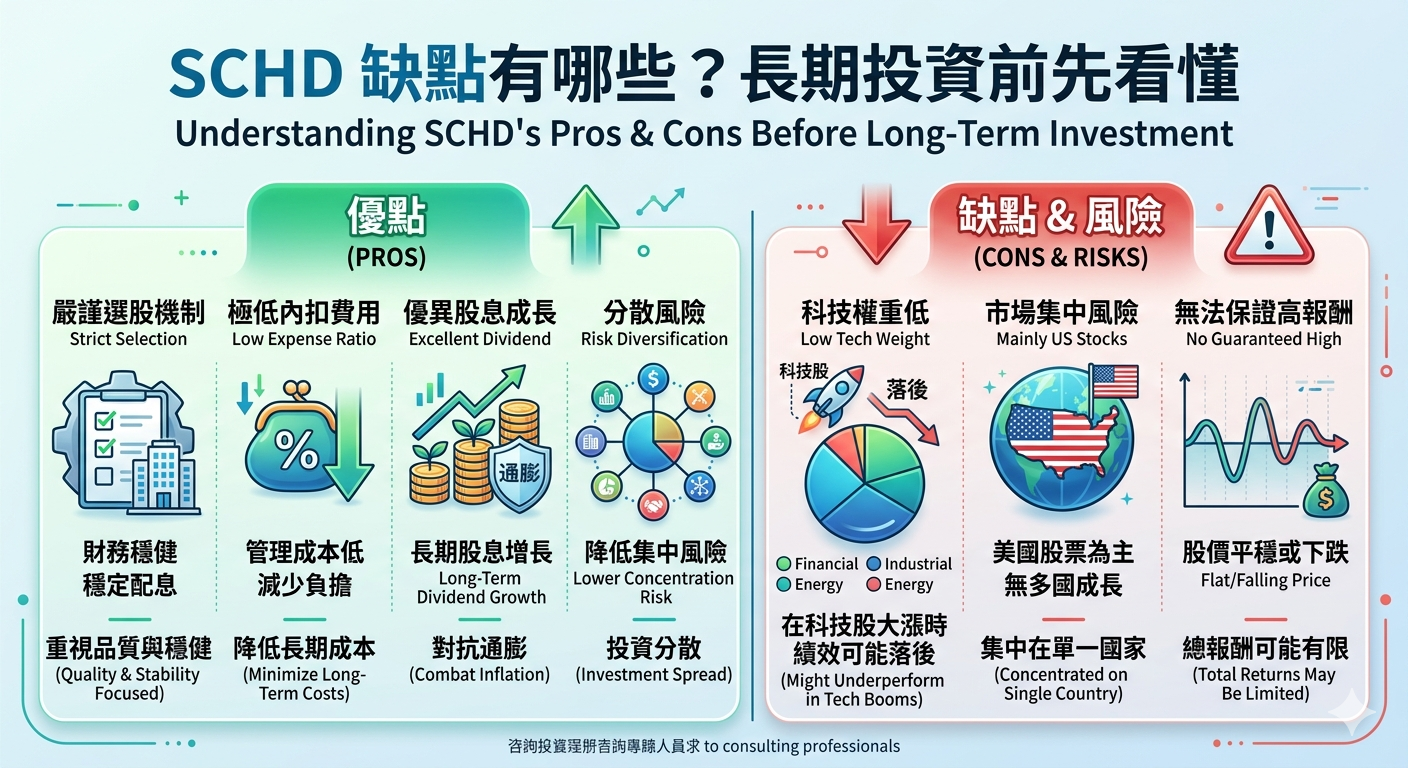 2026 SCHD ETF 完整解析:成分股、殖利率與投資攻略 - 第2張圖 2026 SCHD ETF 完整解析:成分股、殖利率與投資攻略