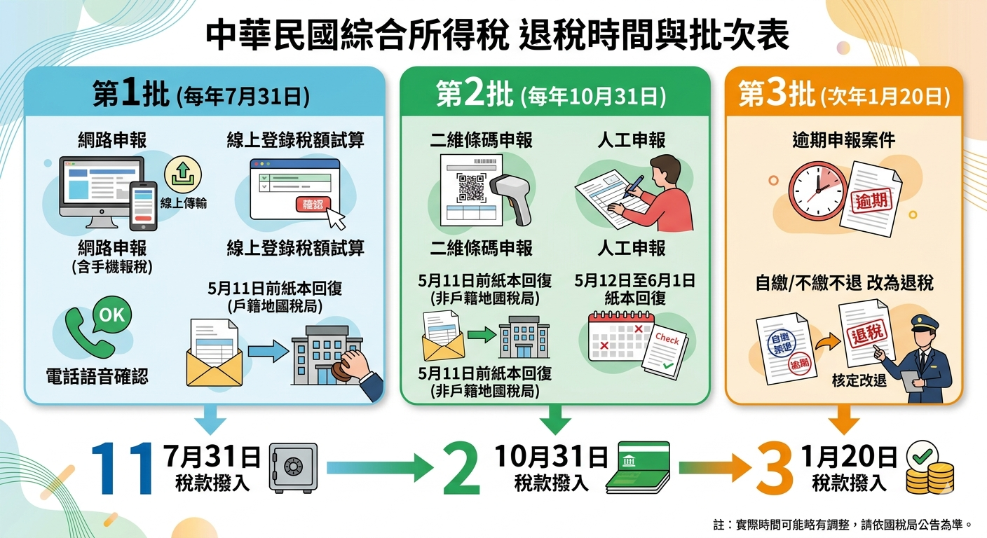 綜所稅退稅查詢怎麼看？退稅時間、入帳狀態與常見問題一次整理
