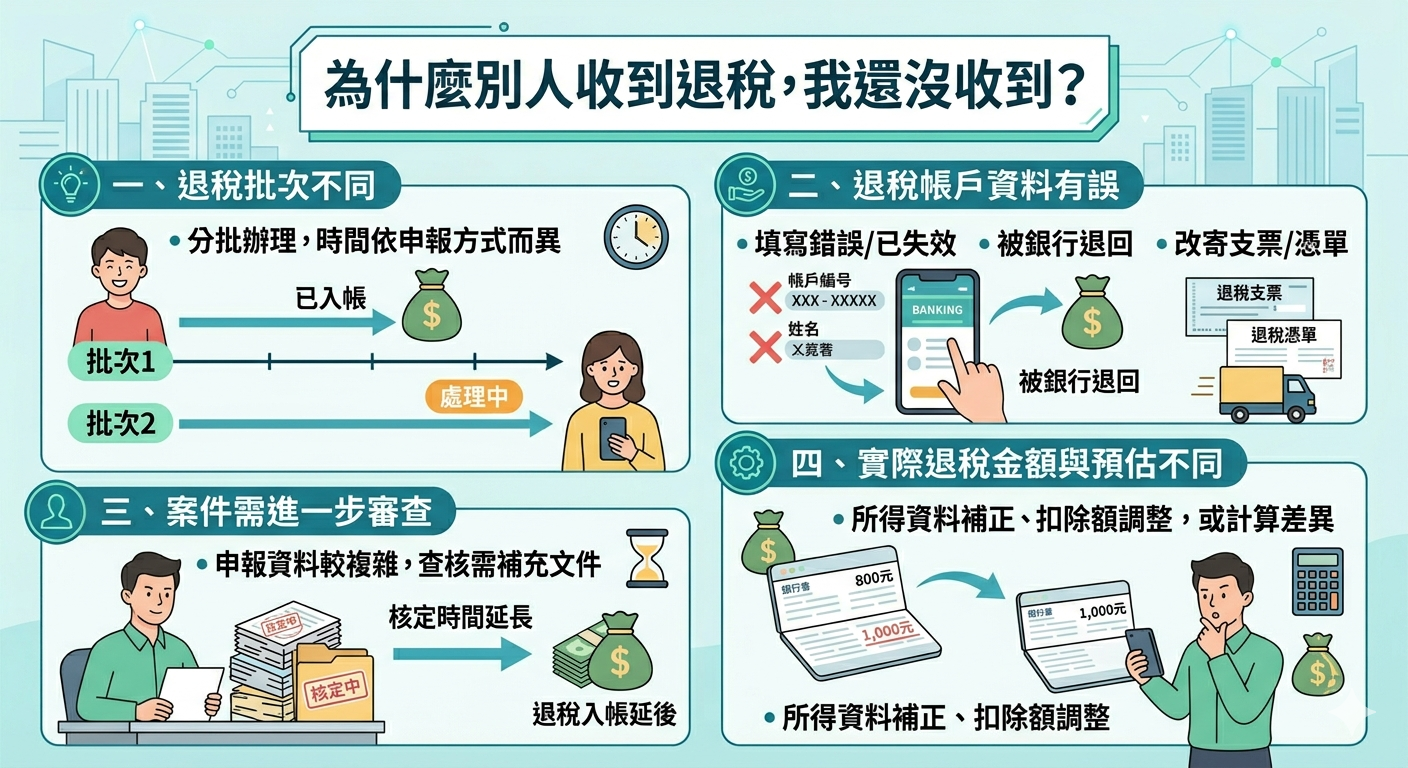 綜所稅退稅查詢怎麼看？退稅時間、入帳狀態與常見問題一次整理