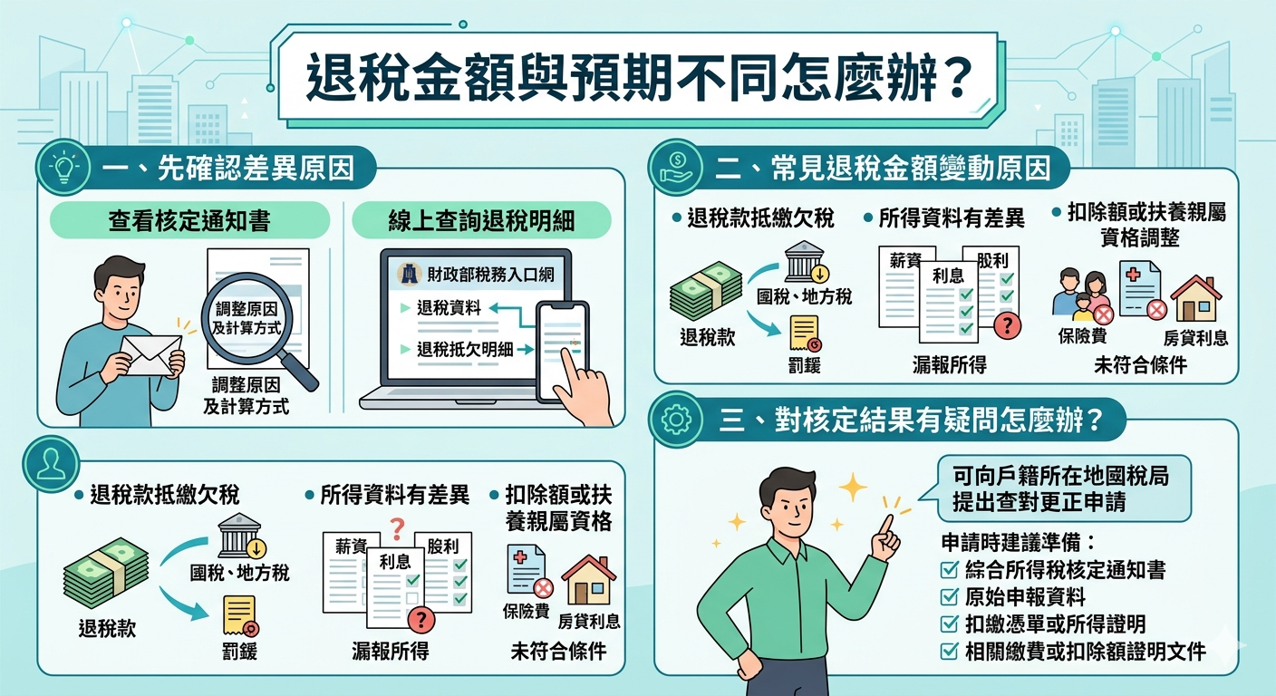 綜所稅退稅查詢怎麼看？退稅時間、入帳狀態與常見問題一次整理