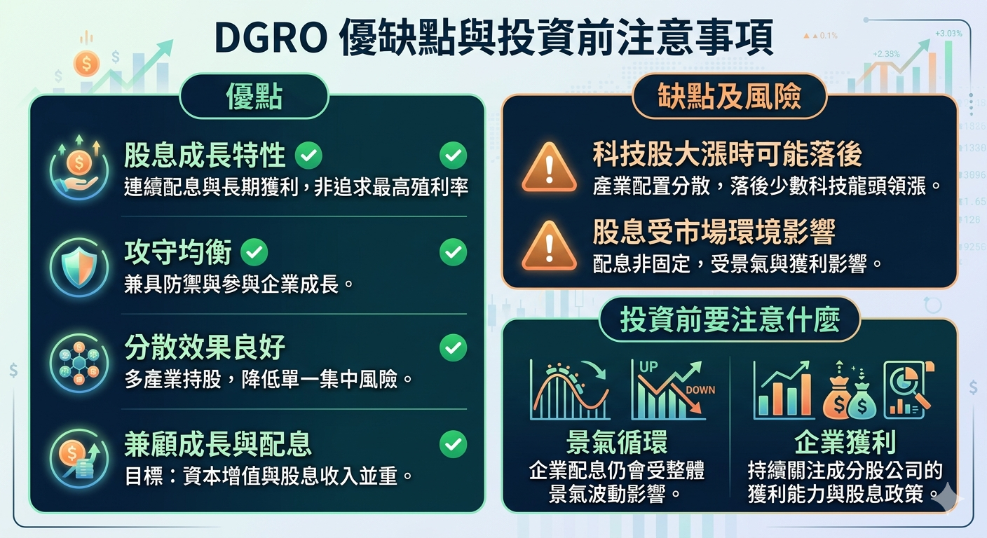 2026 DGRO ETF 全面解析：股息成長、配息穩定性與投資定位一次看懂