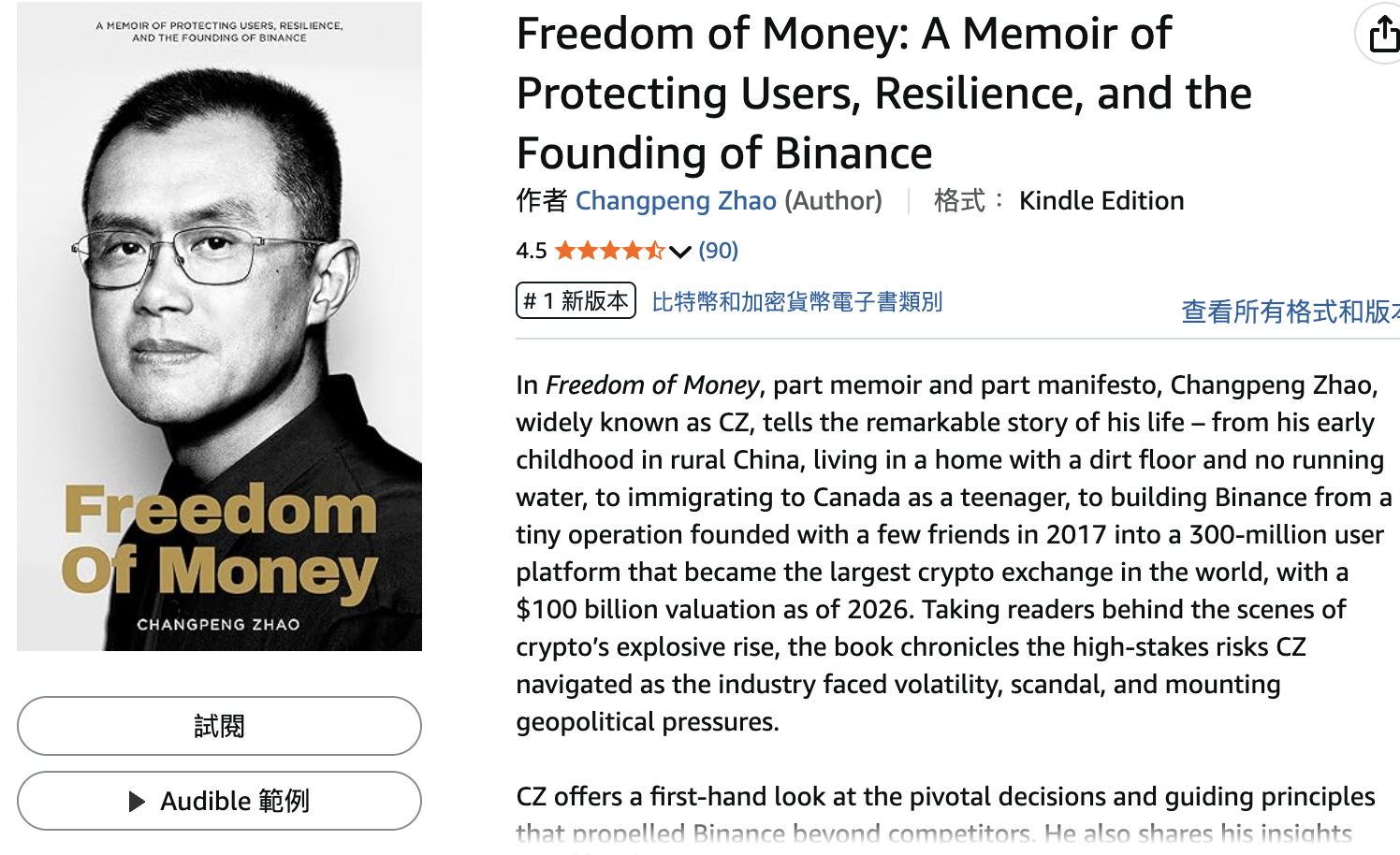 赵长鹏（CZ）：币安创始人完整介绍