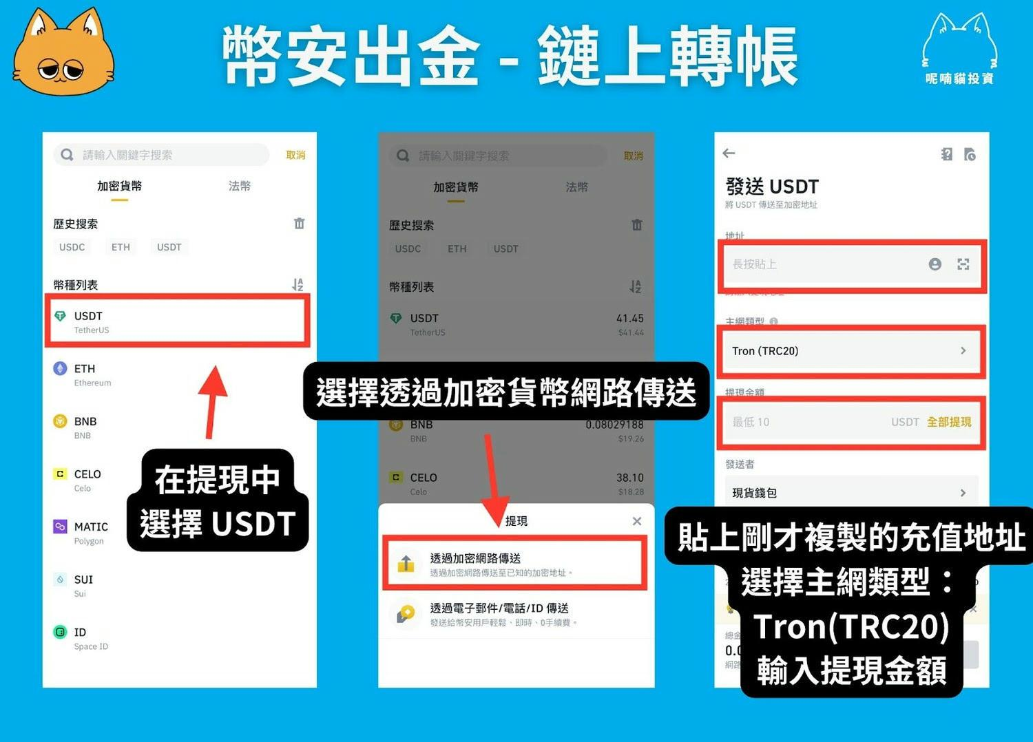 2026 最新|币安出金全攻略:手续费、到账时间、4 种出金方式比较 - 第3張圖 2026 最新|币安出金全攻略:手续费、到账时间、4 种出金方式比较