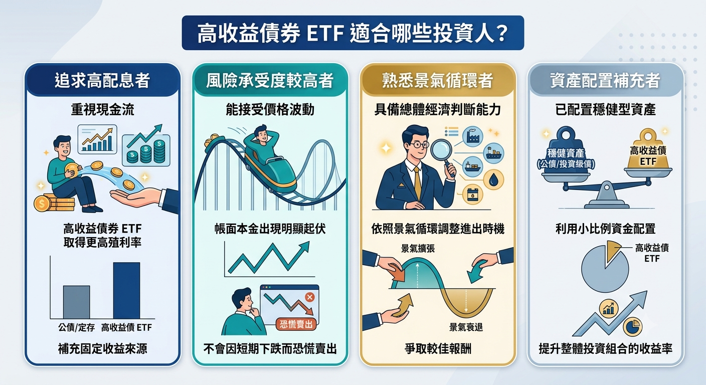 高收益債券 ETF 是什麼?缺點、風險與適合投資人完整說明 - 第6張圖 高收益債券 ETF 是什麼?缺點、風險與適合投資人完整說明