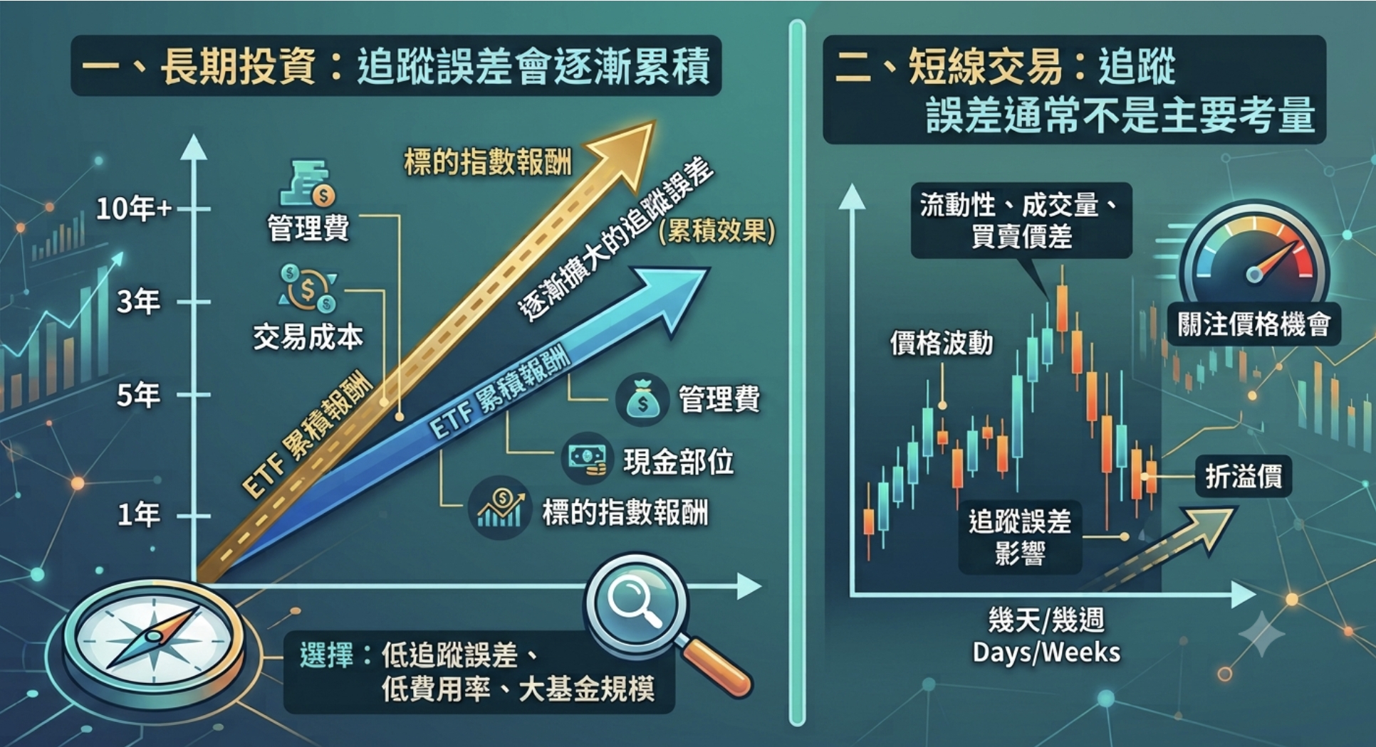台股正二 ETF 追蹤誤差完整解析|查詢方法、如何查看指標與投資重點指南 - 第2張圖 台股正二 ETF 追蹤誤差完整解析|查詢方法、如何查看指標與投資重點指南
